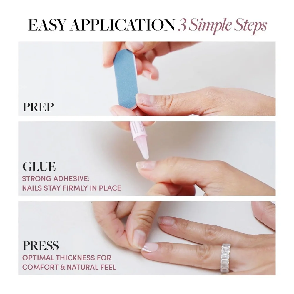 Glamnetic Press On-Nails Pistachio Crème
